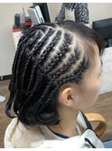 コーンロウスタイル2