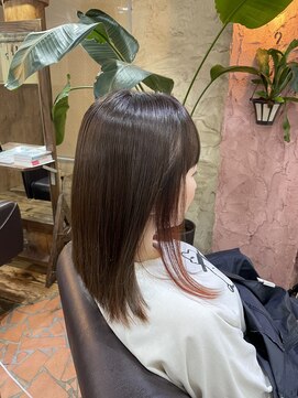 ロッソバイアルター 鎌取(ROSSO by aL-ter) 【シアーカラー/セミディ/ダークアッシュ】千葉香奈