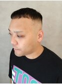 男前ベリーショートバーバースキンフェードスタイル【新大阪】