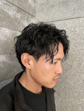 ニアウ 伊勢崎連取店(Niau) メンズマッシュツイストスパイラルパーマメンズパーマ