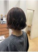 【ブリーチ/パーマ/ショート/ショート】