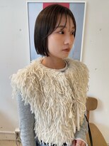 リタ(LITA)&nbsp;【LITA】ボブ　前下がりボブ　シースルーバング　オリーブグレー