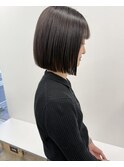 【kaN.】切りっぱなしボブ×タッセル×髪質改善ストレート