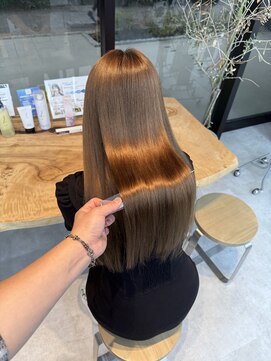 ビューブルー 亀戸錦糸町(VIEW BLUE) 美髪シアーカラー髪質改善レイヤーカット切りっぱなしボブ