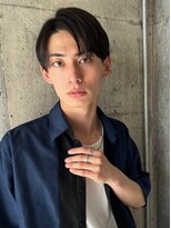 ナチュラルストレートセンターパート
