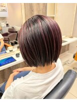 ヘアースタジオ ミツル(hair studio 326) コントラストホワイト系ハイライト♪