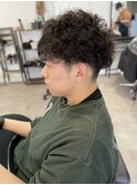 癖毛風パーマカット