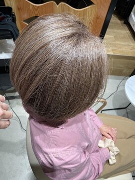 サンタフェ 太田大泉店(Santa'Fe) Santa'Fe式脱白髪染め白髪ぼかしカラー/ショート