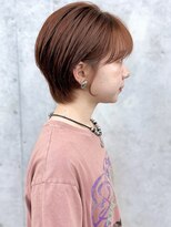 ラウンジ モリオ イケブクロ(Lounge MORIO Ikebukuro) 池袋ショートオレンジブラウンモカブラウンマッシュショート