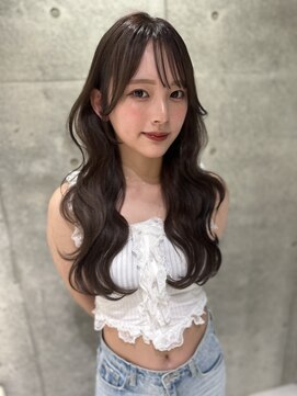 ロンド レア 天神大名店(Lond Le’a) 暗めカラー/デザインカラー/フェイスフレーミング/ミディアム