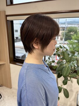 メロウ(mellow) ショートヘア×ベージュ