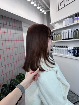 ペレ 渋谷(PELE) ミディアムヘア/暗めカラー/グランマッシュ/渋谷