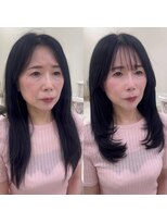 アンジュレーブ(AngeReve)&nbsp;前髪カット・顔周りカットで大変身★レイヤーカットお任せ下さい