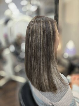 髪質改善XTOKIOトリートメント×コントラストハイライト【凛】