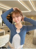 イメチェン/ハッシュカット/フルバング/似合わせカット/自由が丘
