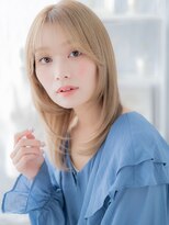 モッズヘア 上尾西口店(mod's hair) 韓国風ハイトーンシャギーウルフ小顔セミディc7上尾10代20代30代