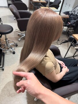 スイヘアデザイン 久留米(suii.. hair design) くすみベージュ/中明度ベージュ/ブリーチ/RYOTA