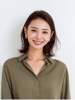 コアフィールド マサコ島田店&nbsp;大人ガーリー/ダークアッシュ/似合わせカット