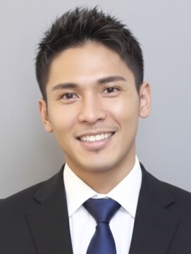 アルム 恵比寿(ARUIM) ビジネスメンズショートリクルートかき上げヘアツーブロック