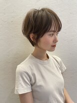 ハピネス 王寺店(Happiness)&nbsp;ショートボブ マッシュショート くびれ モカブラウン奈良王寺