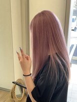 リアン(LIAN)&nbsp;ハイライトカラーミルクティーベージュケアブリーチダブルカラー