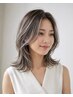 30代からの女性人気｜白髪ぼかしで若見え｜透明感カラー＋カット［上福岡］