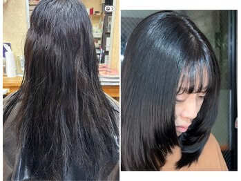 シンラヘアー(SINRAhair)の写真/【ネオメテオストレート取り扱いサロン☆】今までの縮毛矯正の概念が変わるケアストレート♪