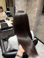 アネロ 名駅(anhelo)&nbsp;メテオ髪質改善ストレート×ブラウンブラック