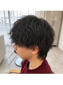 【メンズ】【シャドウパーマ】
