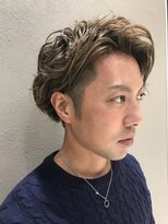 ザ リアン タチカワ(The Lien TACHIKAWA)&nbsp;センター分けメンズマッシュショート☆リアルパーマ