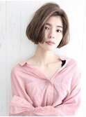 【HALE銀座】抜け感ベージュ×ワンレンボブ