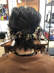 黒髪ショートヘアセット♪ 【延山styling】