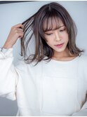 大人かわいいゆるゆれミディ×秋カラーディープグレージュ K