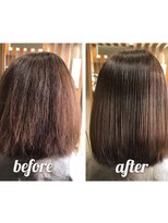 ヘア ソムリエ ゼアラ(hair sommelier Zara)&nbsp;【髪質改善】ふんわり縮毛矯正/30代/剛毛・癖毛が悩み