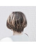 2021美容室サンゴ 春夏　エアリーボブ