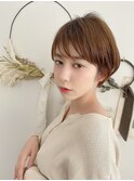 小顔カット/前髪カット/ショートボブ/ショートヘア/ボブ