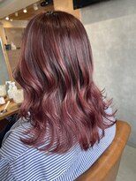 アンククロス 表参道(ANKH CROSS)&nbsp;ブリーチ1回深みワインレッド