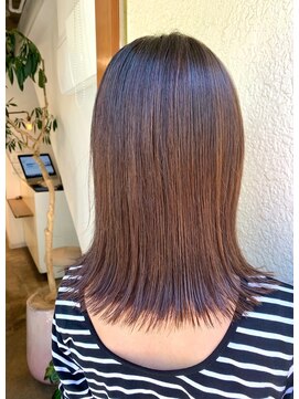 アロン(alon) 似合わせカット/外はねボブ#ウルフ#ピンクベージュ