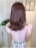 上品なミディアムヘア