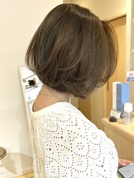 スプレンド センター南(SPLENDO hair nail supply&co.) グラデーションカラー/ペールベージュ/大人ボブ/センター南