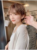 ショートゆるめパーマ