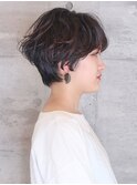 立体的毛流れ*ナチュラルショートヘア
