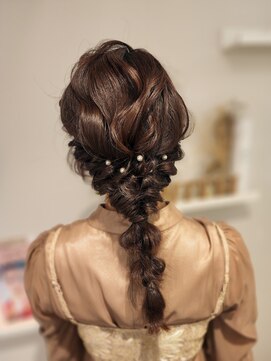 着付けヘアセット専門店 ウィズ(With) 編みおろしスタイル