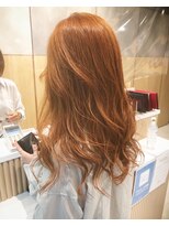 アース 錦糸町店(HAIR&MAKE EARTH) 艶感×オレンジ
