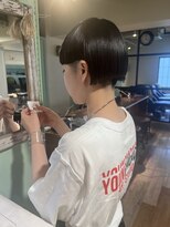 ラべリー 池袋(LOVELEY)&nbsp;デザインカット　刈り上げボブ【池袋】