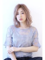 オーロ 西大寺店(ORO)&nbsp;ニュアンスカラーのフェミニンミディ