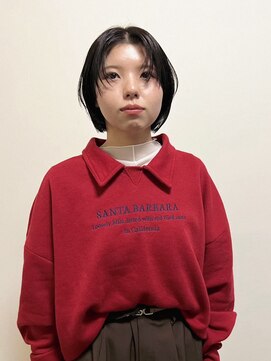 ヨー(Yoh-) 【前上りボブ/星亘祐】ボブ/トーンダウンカラー