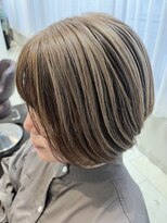 インセンス 用賀店(insence) アンブレラカラー/ハイトーンボブ/ベージュ