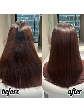 ルミス 銀座(Lumis) ストレートスタイル/艶髪/髪質改善/縮毛矯正/20代30代40代50代