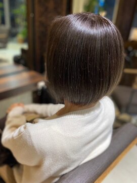 ヘアリゾート粋 ティガ 池袋店(tiga) ショートボブ/マットブラウン